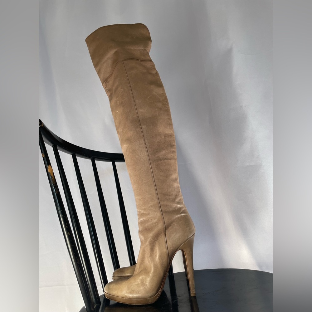 Jimmy choo over the knee heeled boots